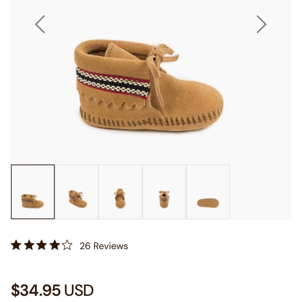 Minnetonka baby moccasins